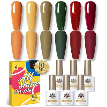 6 Colors Wonderful Christmas Gel Polish Set 10ml