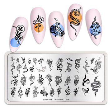 Nail Stamping Plate Animal-L009