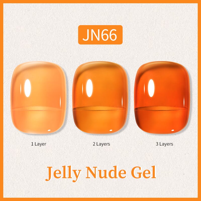 Glitter Nude Pink Jelly Nude Gel 10ml (JN51-JN74)