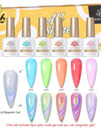 6 Colors Jelly Nude Gel Set 10ml