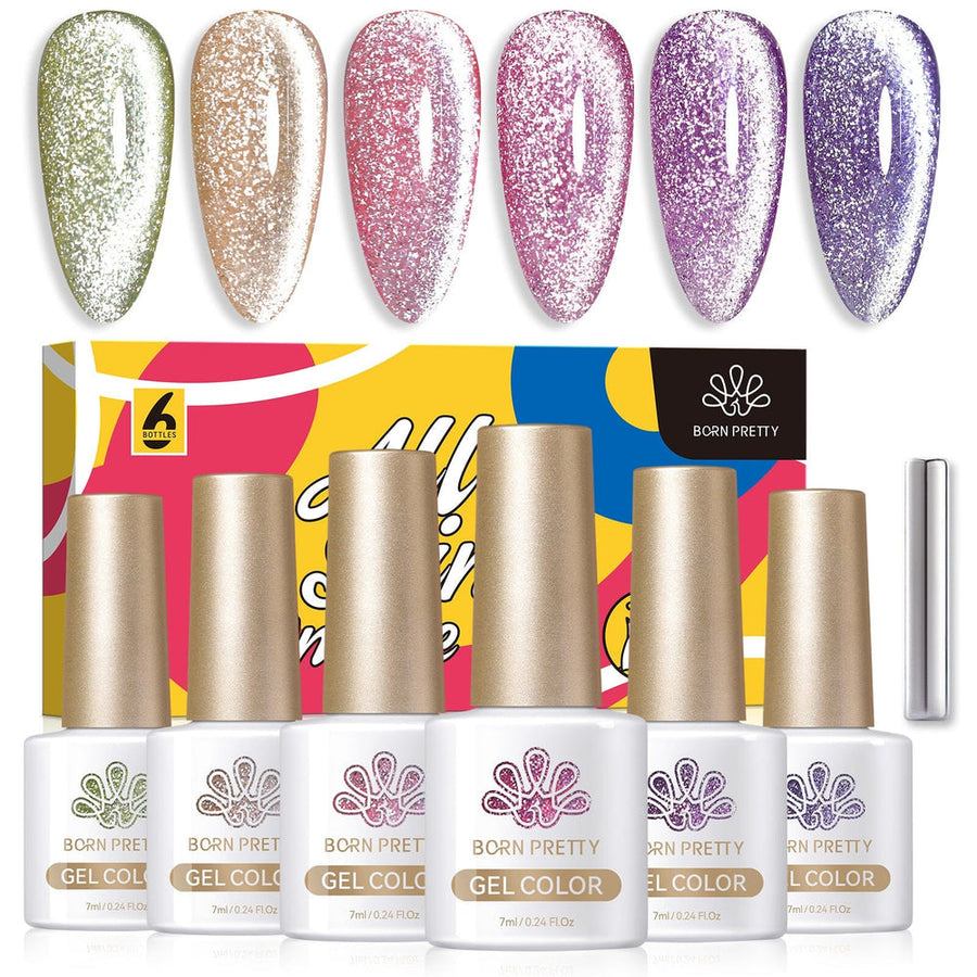 6 Colors Cat Magnetic Gel Polish Set 7ml