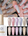 Glitter Reflective Gel Polish 10ml