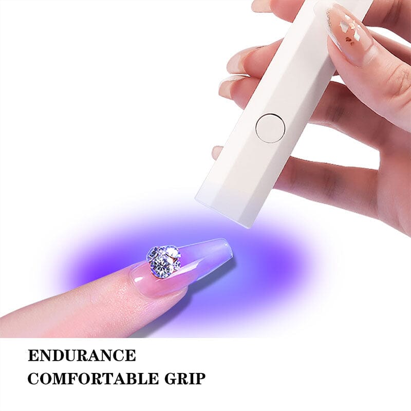 Pink Hexagon Handheld Nail Lamp 3W