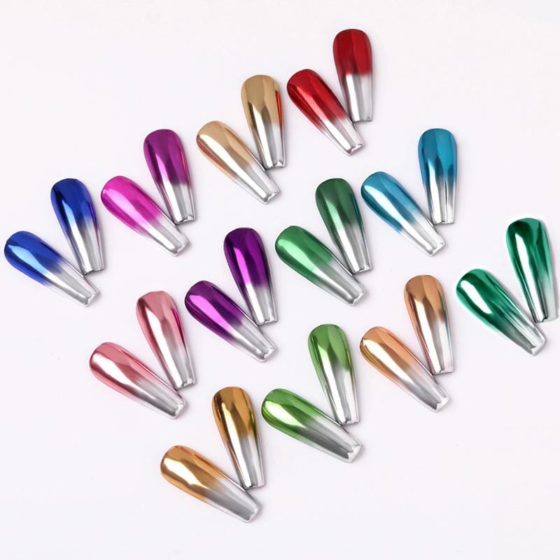 15 Colors Mirror Nail Powder Set