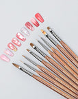 9pcs Nail Brush Set