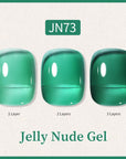 Glitter Nude Pink Jelly Nude Gel 10ml (JN51-JN74)