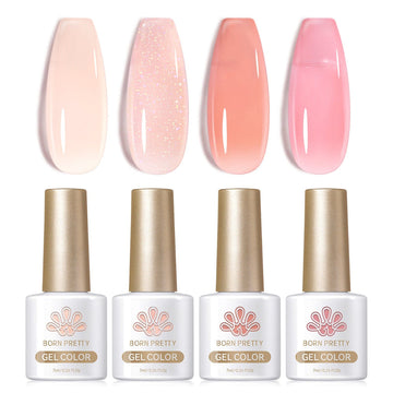 4 Colors Floral Hush Milky Jelly Gel 7ml