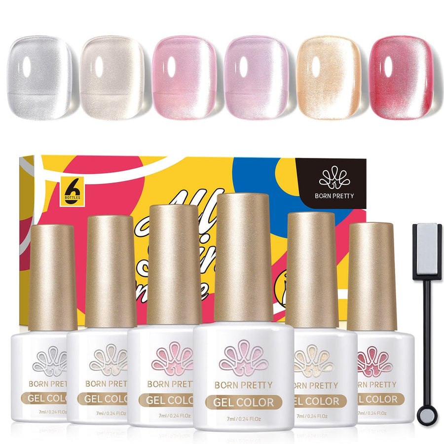 6 Colors Cat Magnetic Gel Polish Set 7ml