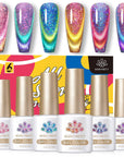 6 Colors Cat Magnetic Gel Polish Set 7ml