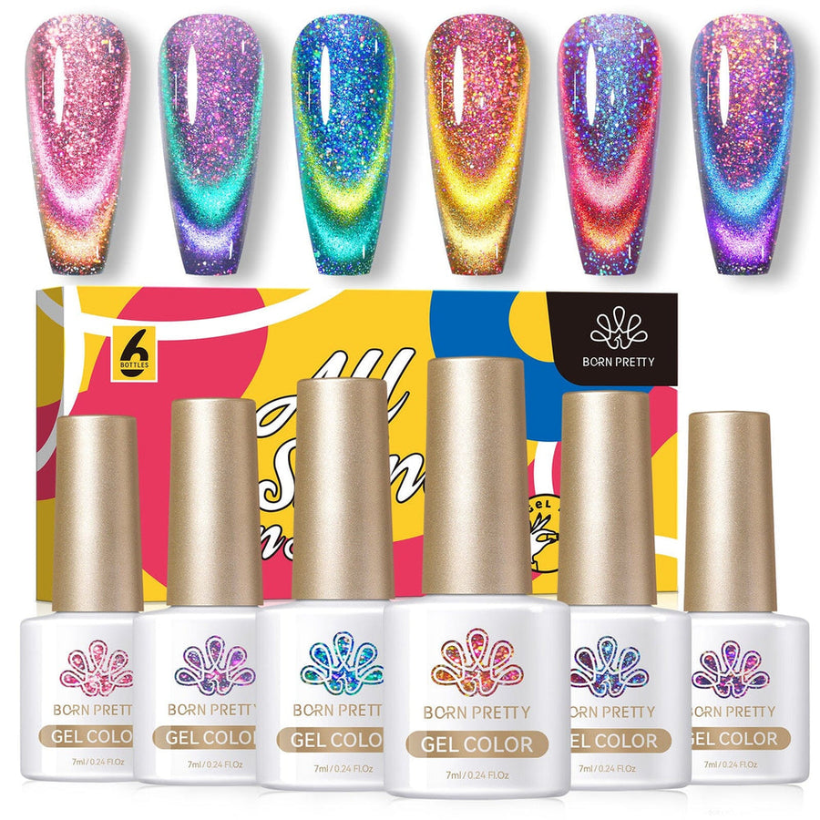 6 Colors Cat Magnetic Gel Polish Set 7ml