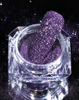 Reflective Glitter Nail Powder Violet Laser Shining #06