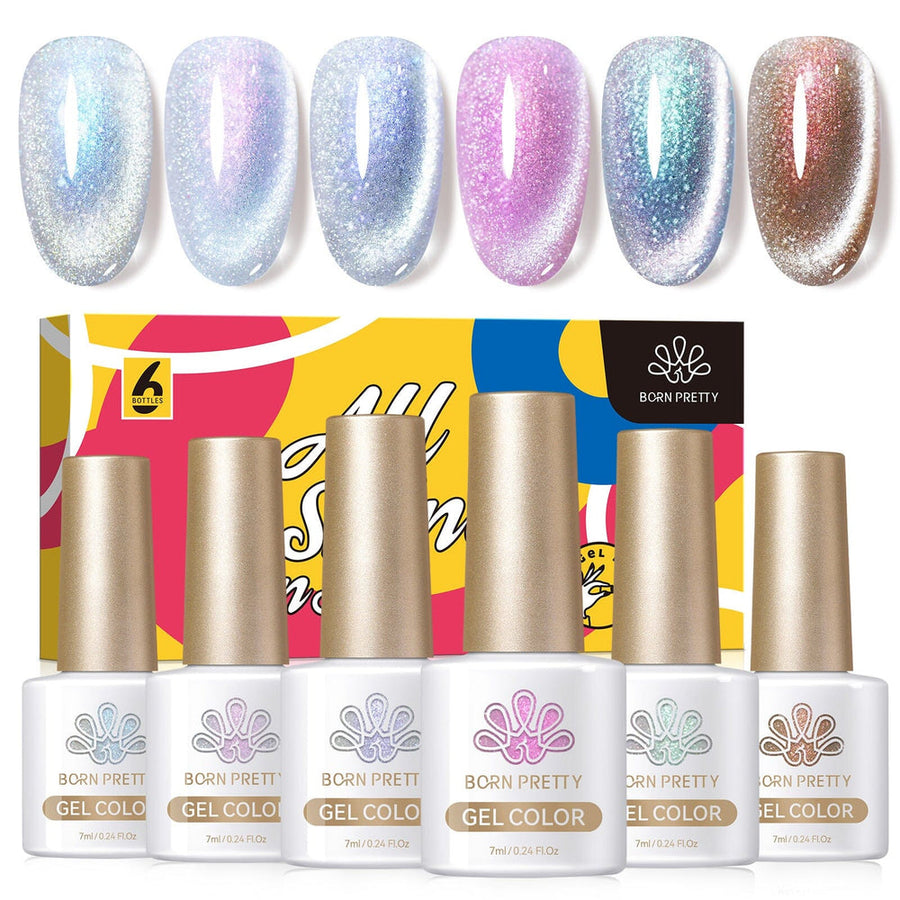 6 Colors Cat Magnetic Gel Polish Set 7ml