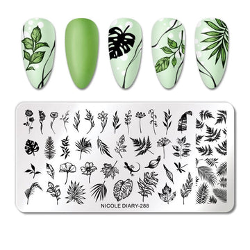 Rectangle Nail Stamping Plates