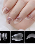 120pcs Semi-frosted Almond Nail Tips