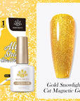 Gold Snowlight Cat Magnetic Gel 10ml