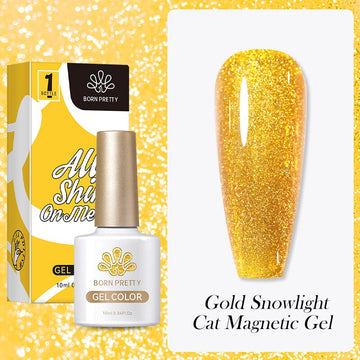 Gold Snowlight Cat Magnetic Gel 10ml