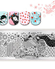 Nail Stamping Plate Mother's Day L001