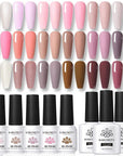 21pcs Gel Polish Set Modern Romance Collection 6ml