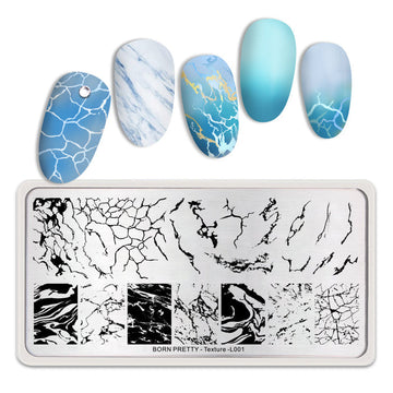 Nail Stamping Plate Texture-L001