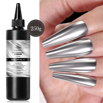 Super Shine Silver Metal Painting Gel 250g