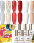 6 Colors Snow Queen Gel Polish Set 10ml