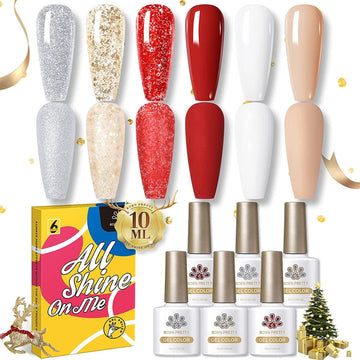 6 Colors Snow Queen Gel Polish Set 10ml