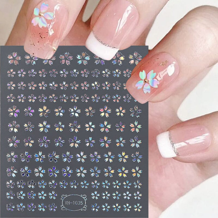 Flowers 3D Nail Sticker TH-1035