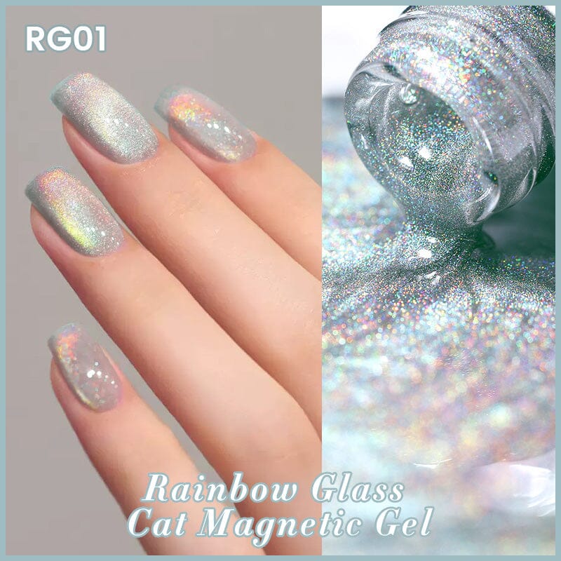 Rainbow Glass Cat Magnetic Gel Polish 10ml