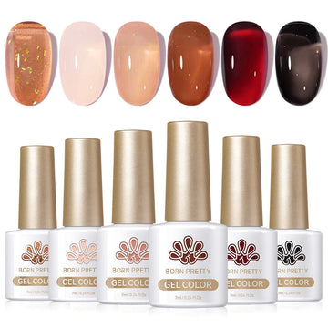 6 Colors Cozy Hearth Milky Jelly Gel 7ml