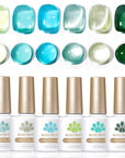 6 Colors Mint Manbo Gel Polish Set 10ml