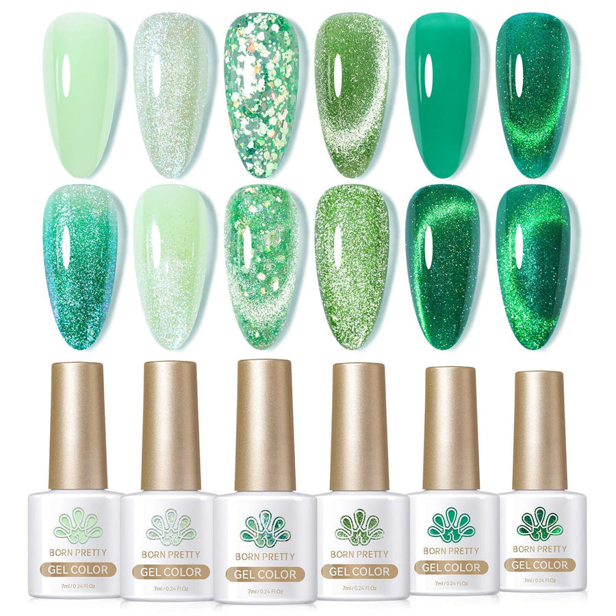 6 Colors Gel Polish Fireflies Forest Mixed Set 7ml