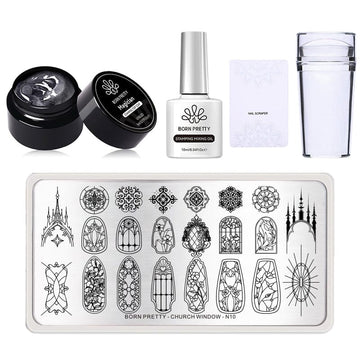 5pcs Magician Stamping Nail Kit