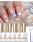 French Nail Kit Stamper & Color Gel Set #22