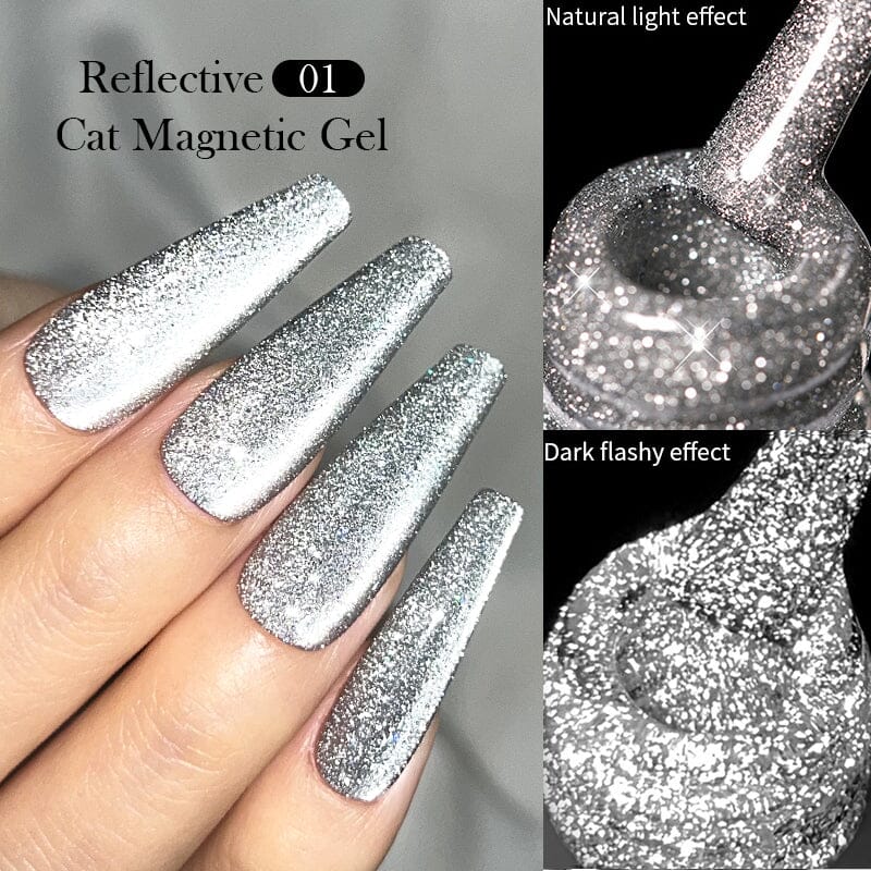 6 Colors Reflective Cat Magnetic Gel 7ml