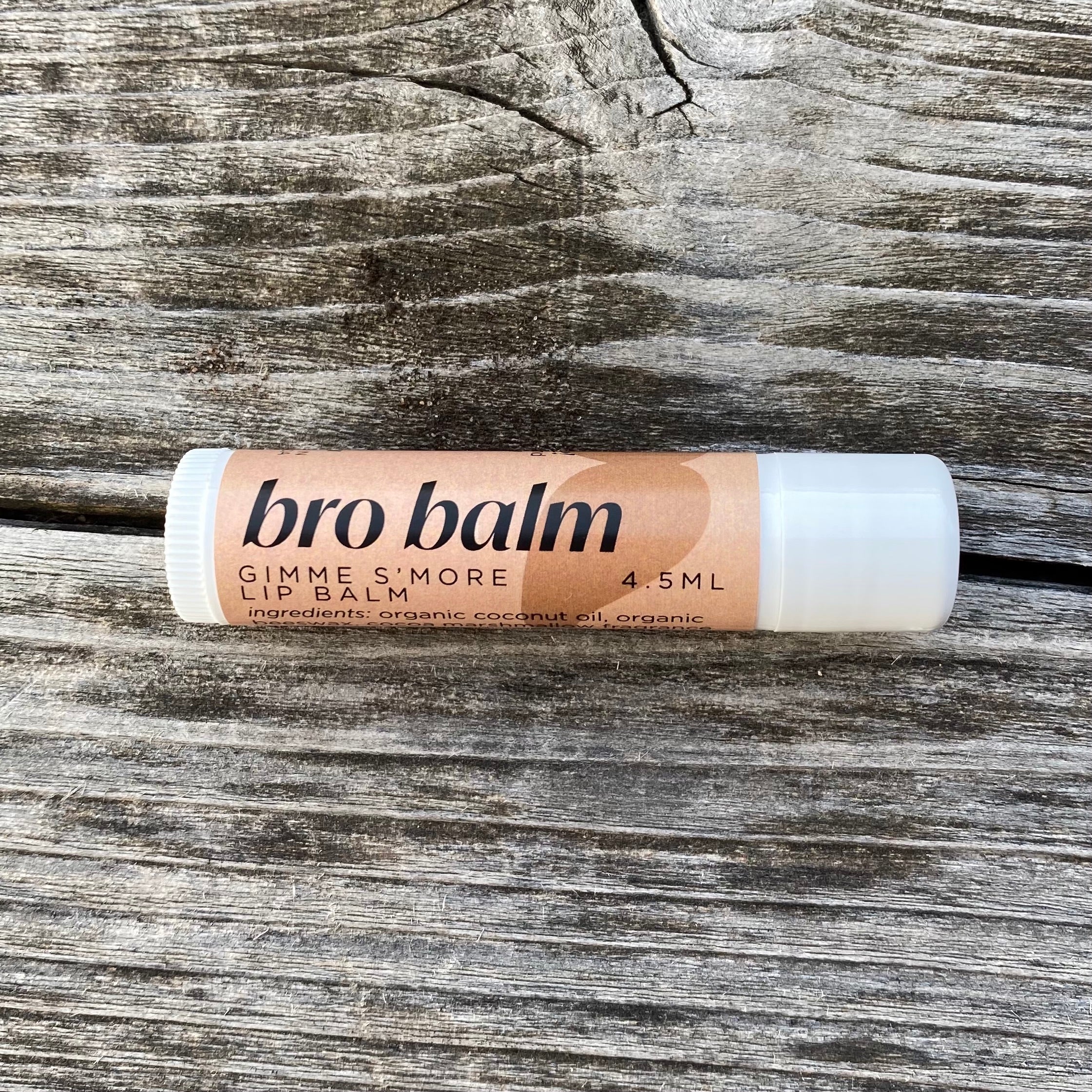 Bro Balm – Gimme S’more Lip Balm | Organic, Vegan & Flavored