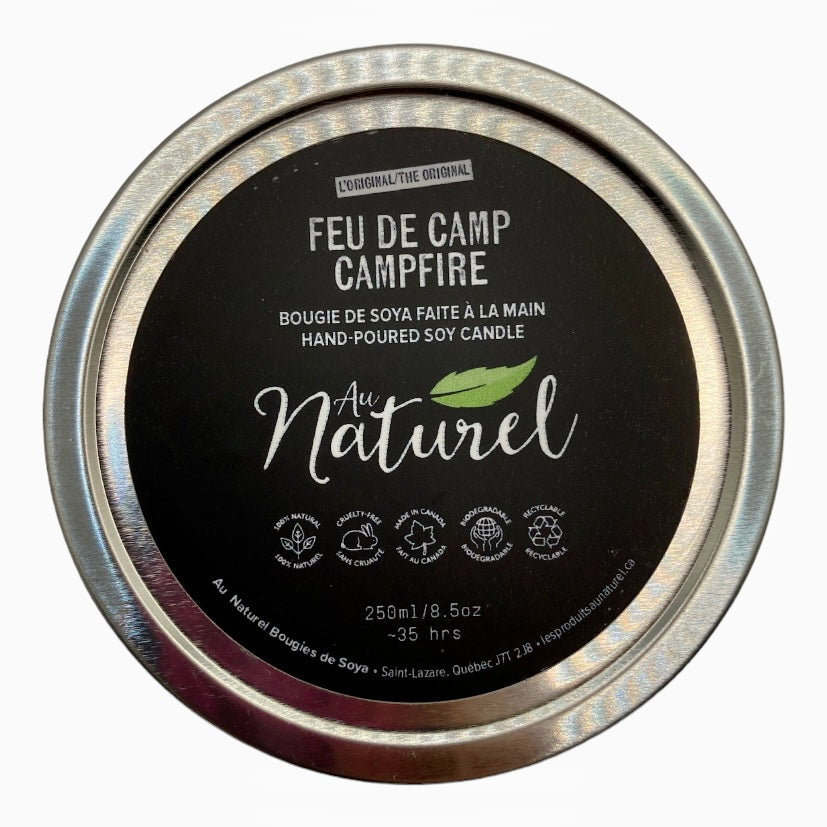 The Original Campfire Natural Soy Candle – 250ml, Canadian-Inspired Aroma