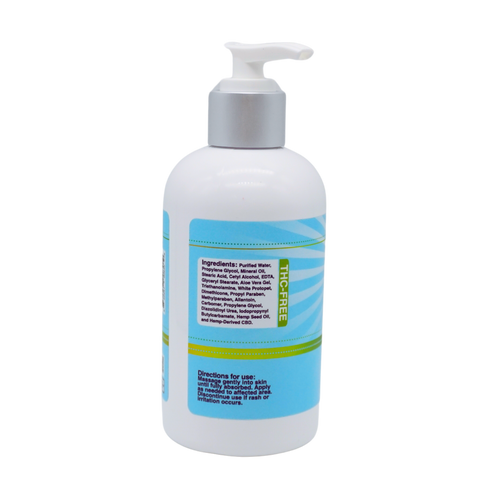 CBD Active Lotion - 2000mg - 8 oz, THC Free, unscented - Free Shipping