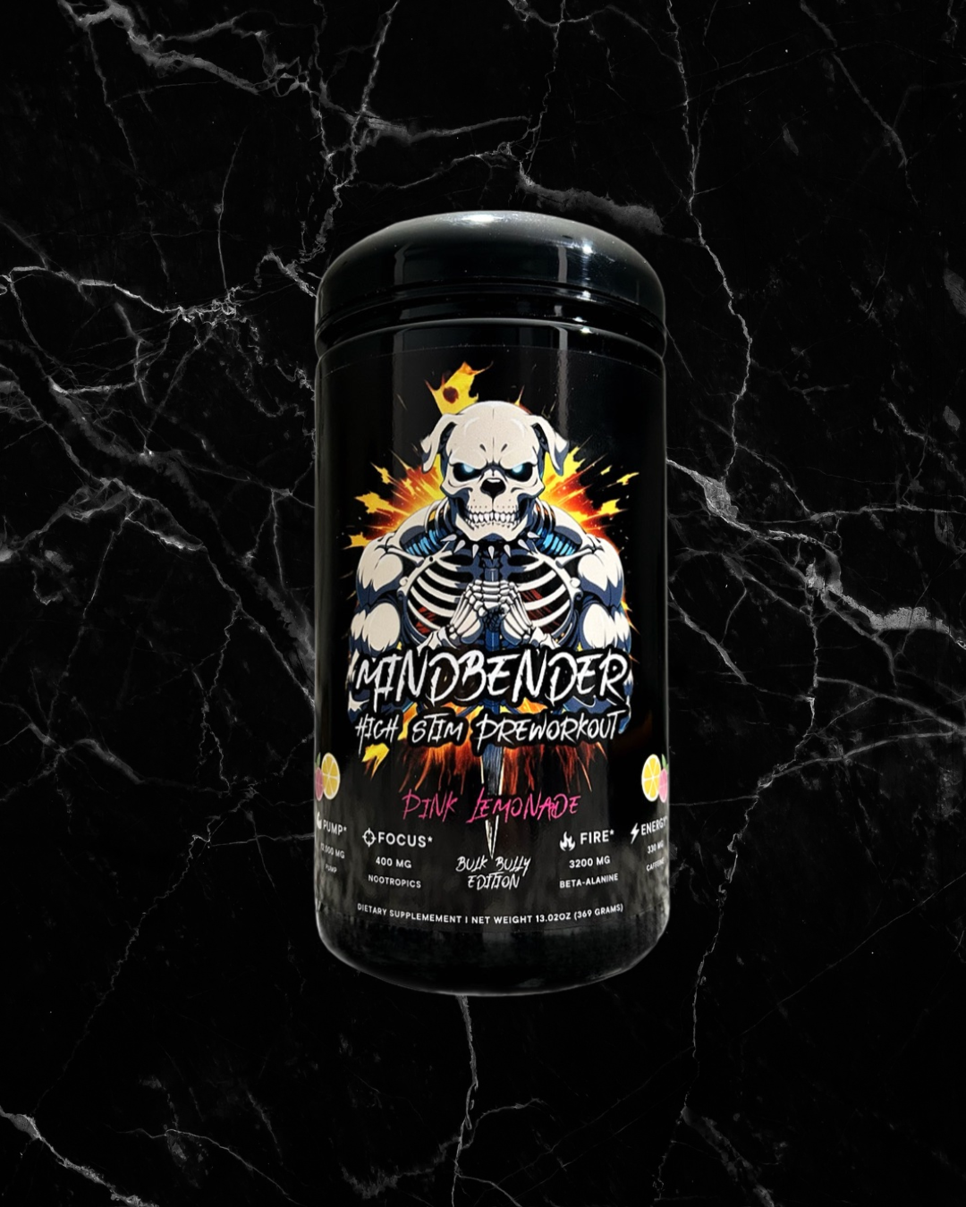 Wholesale Project M MINDBENDER X BULKBULLY-V5 Pre-Workout – Pink Lemonade, Energy & Focus Booster