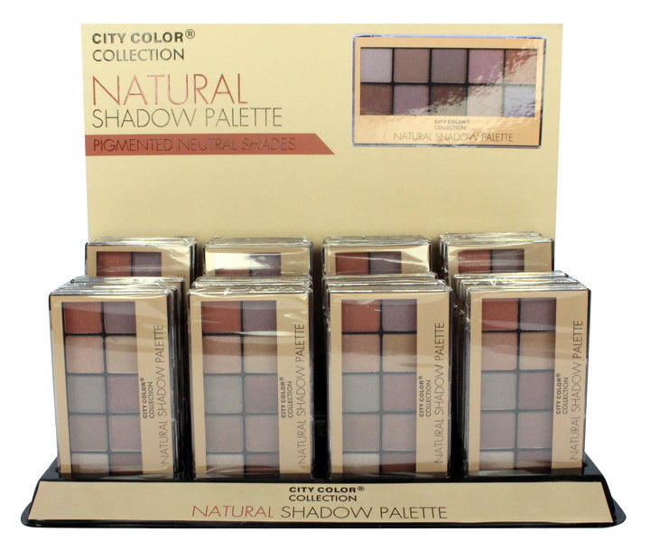 CITY COLOR Spice Me Up 10 Shades Palette Display Case Set 24 Pieces - Free Shipping