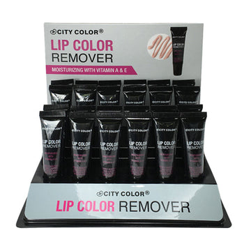 CITY COLOR Lip Color Remover Display Set - 24 Pieces - Free Shipping