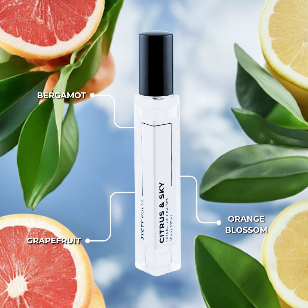 CITRUS & SKY Perfume Oil – Inspired by Bergamote 22, 10ml Roll-On