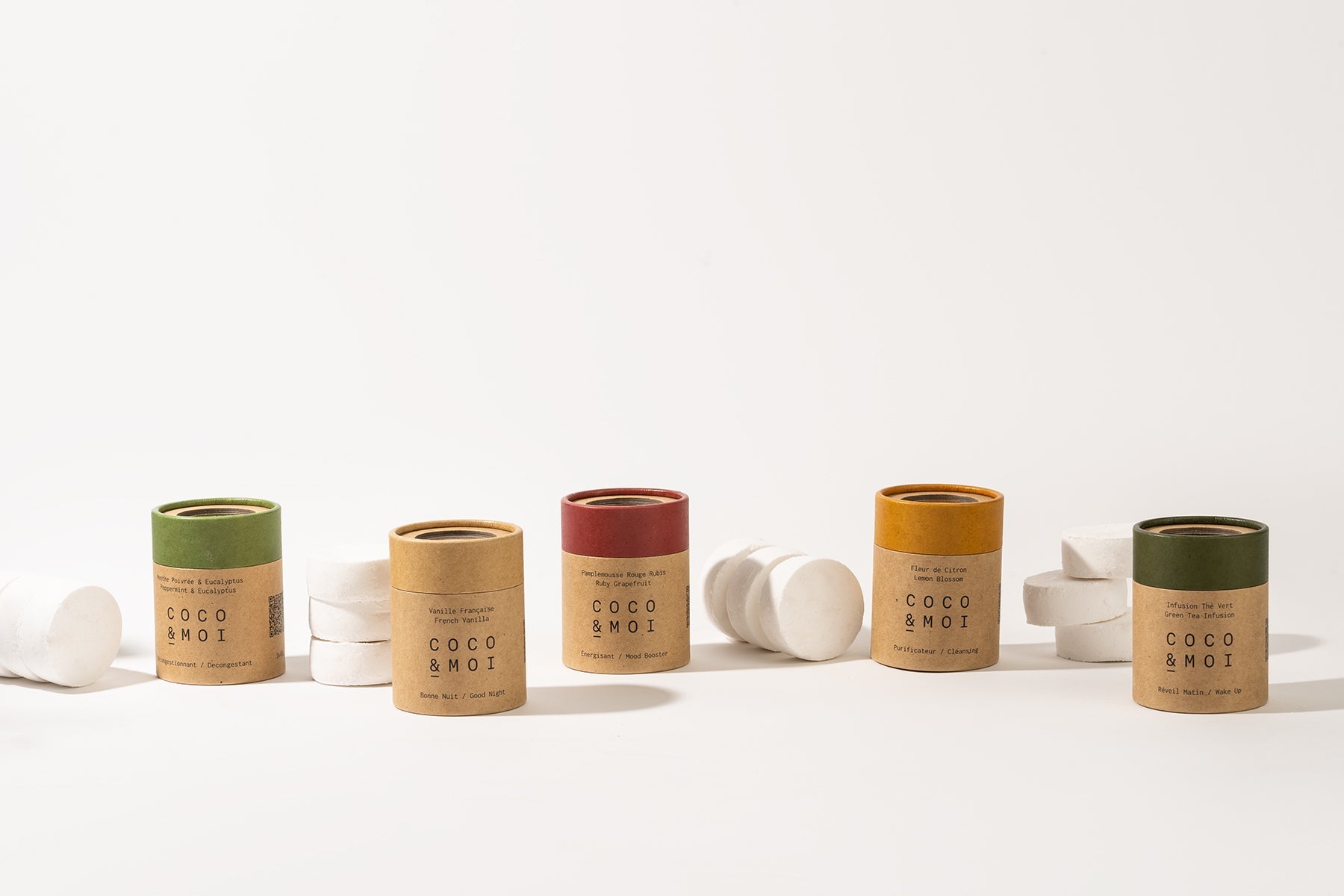 Shower Steam – Vegan Aromatic Tablets with Natural Essential Oils