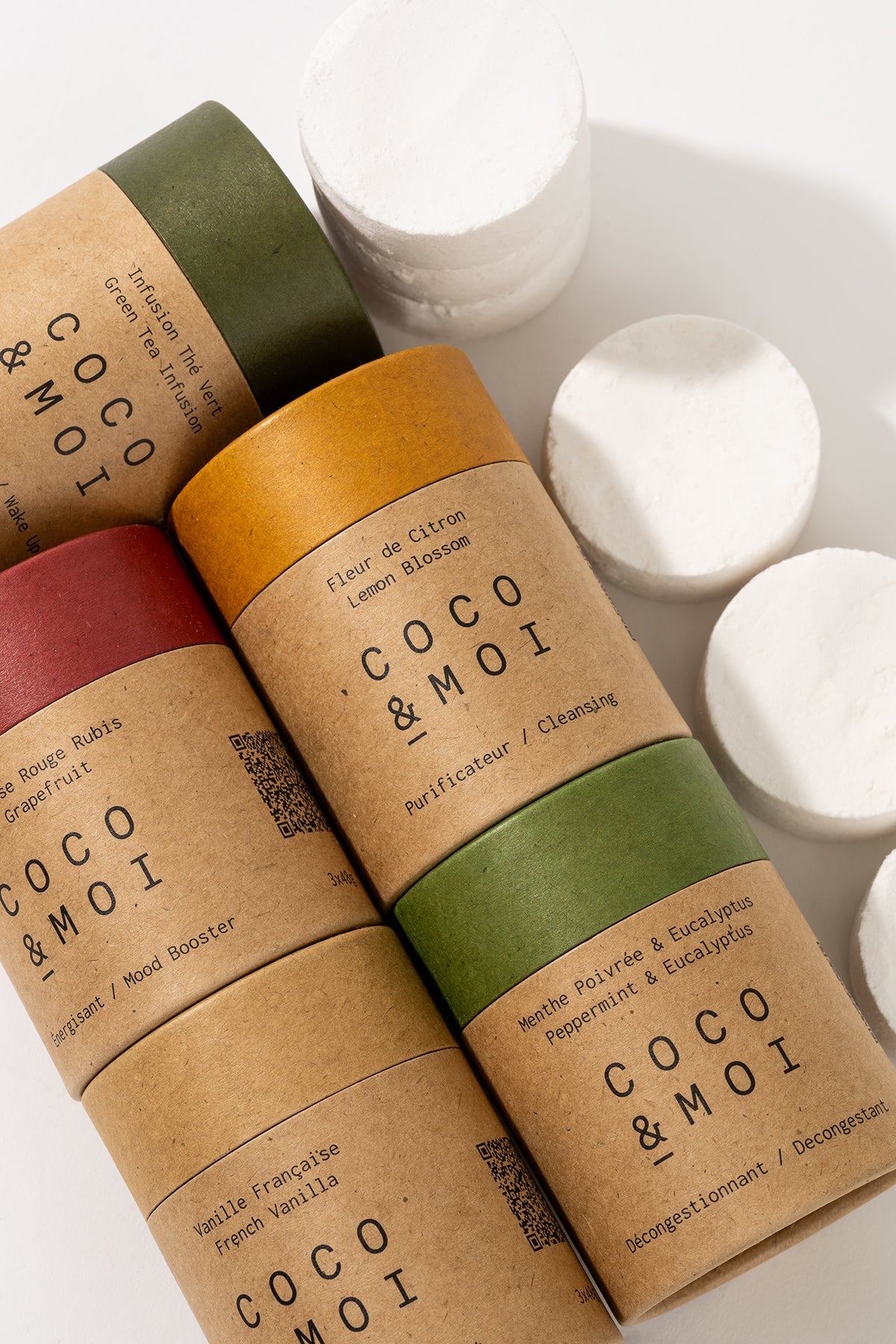 Shower Steam – Vegan Aromatic Tablets with Natural Essential Oils