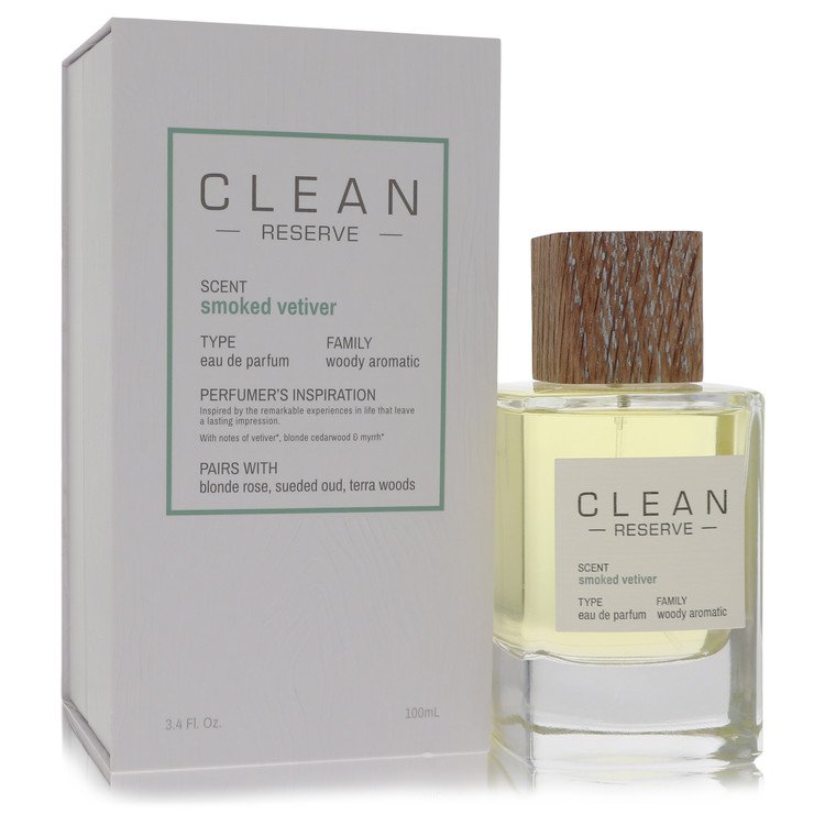 Clean Smoked Vetiver Perfume By Clean Eau De Parfum Spray- Free Shipping