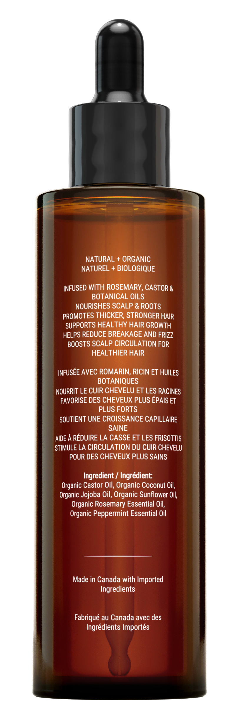 Canadian Grace Rosemary + Castor Hair Oil  - The Ultimate Root Revival