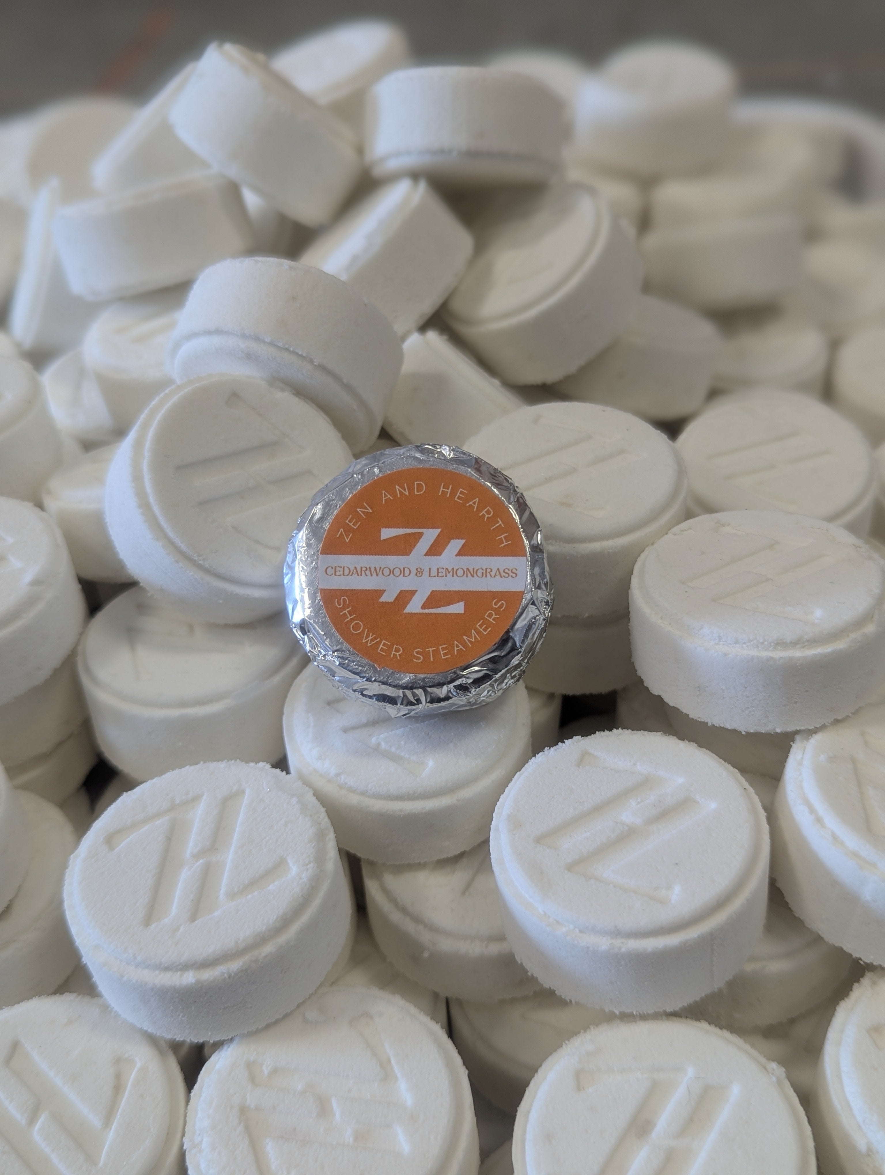 Zen & Hearth Shower Steamers | Custom Aromatherapy Fizzies – 6-Pack Personalized Gift Set