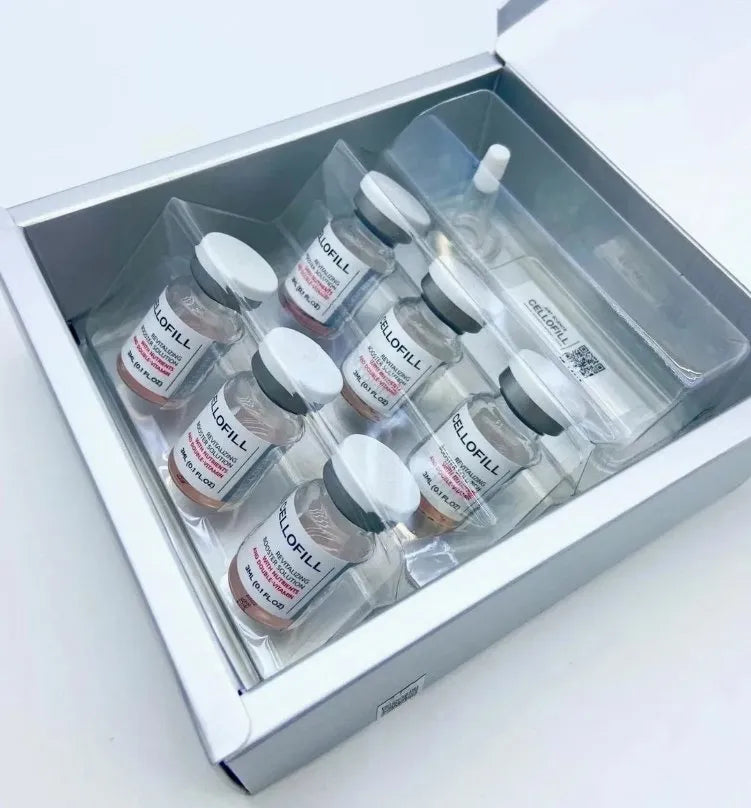 Cellofill GP60 Injectable Skin Booster 3ml × 6 Bottles – Deep Hydration, Skin Rejuvenation & Pore Reduction Essence