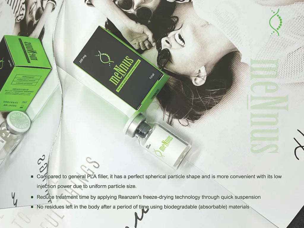 Factory Price PLLA Mennus 200mg Whitening & Firming Skin Injection – PLA CMC Collagen Stimulator Dermal Filler for Face, Lips & Buttock Enhancement