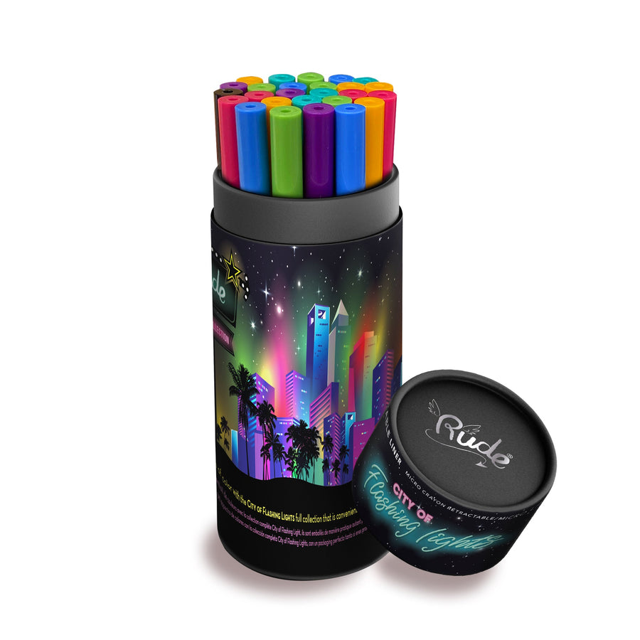 RUDE City of Flashing Lights Liner Collection - Free Shipping