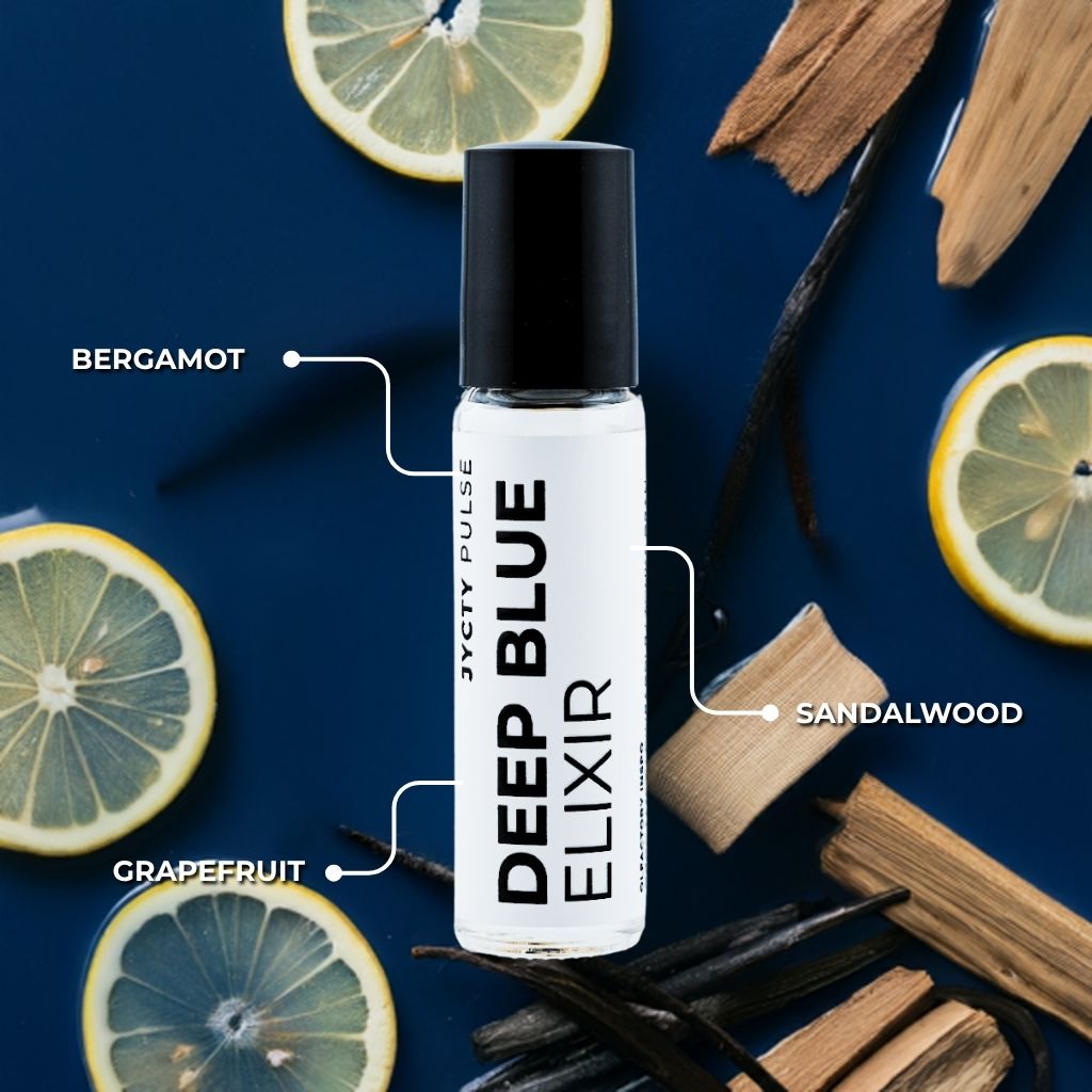 DEEP BLUE ELIXIR Perfume Oil – Inspired by BDC Parfum, 10ml Roll-On